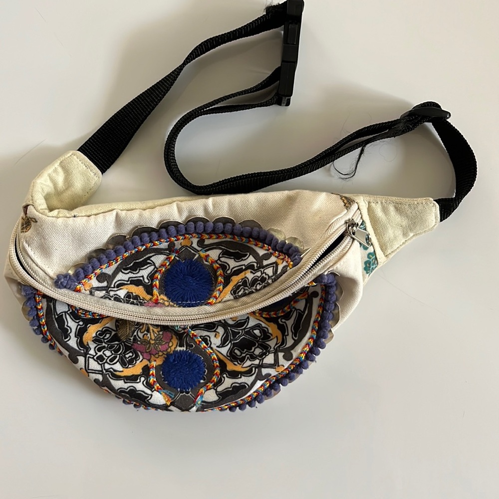 Debbie Katz Boho Bum Bag - Ivory